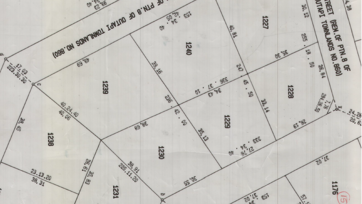 Servitudes and right of way surveys