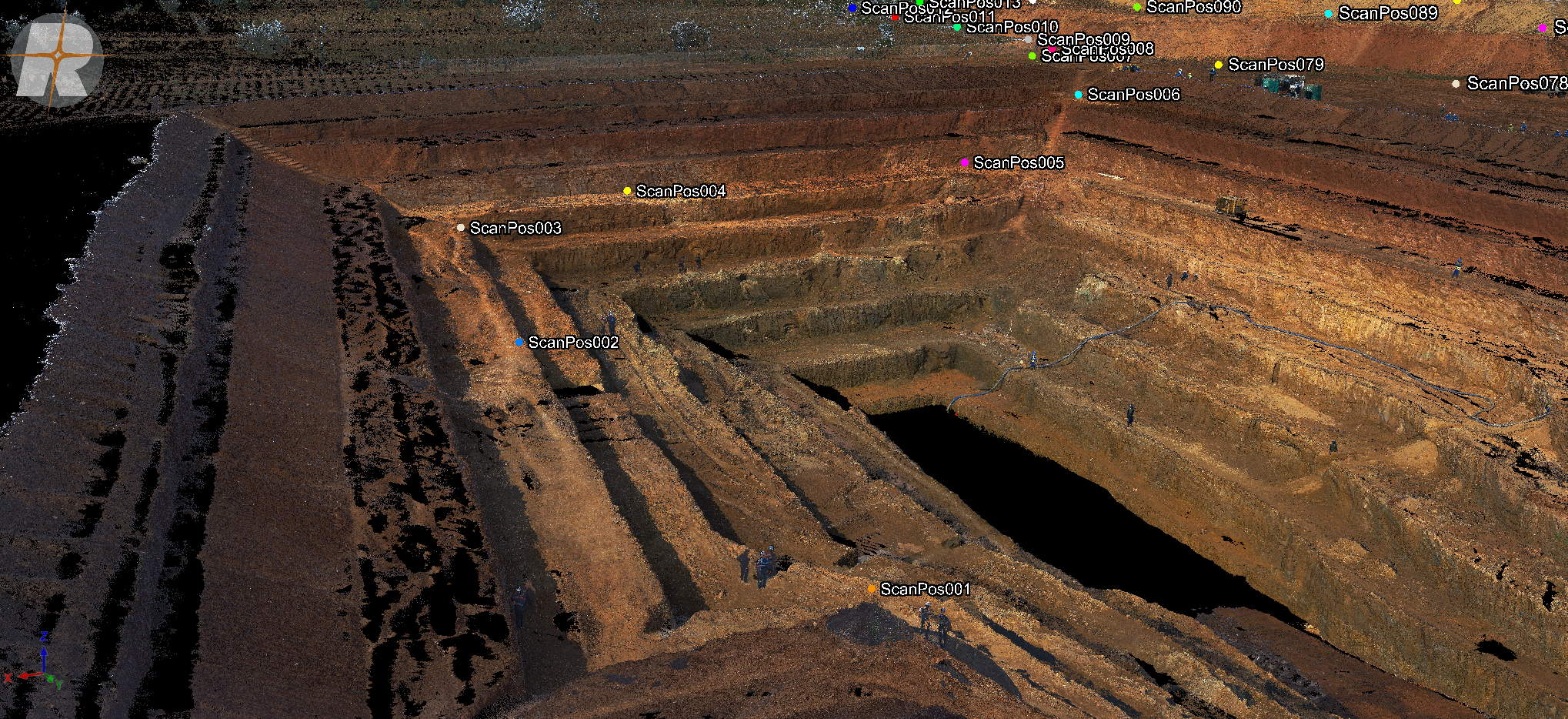 Stockpile volume survey