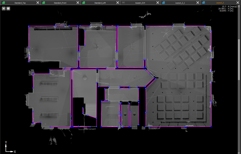Boundary survey marker and GNSS rover